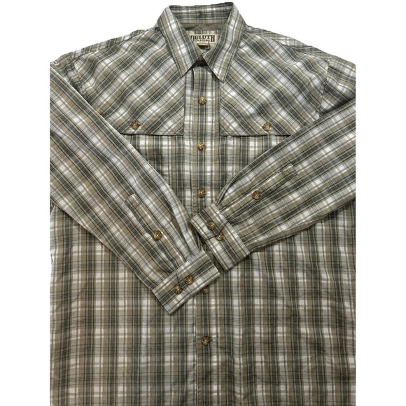 Duluth Trading Co Men's NFZ Plaid Long Sleeve Outdoor Activewear Shirt, Large - Picture 2 of 11